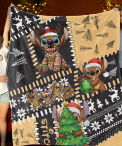 Stitch Fleece Blanket Christmas 0019