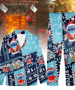 Stitch Pajama Set Christmas 0007
