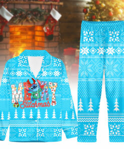 Stitch Pajama Set Christmas 1002