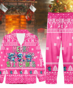 Stitch Pajama Set Christmas 1003