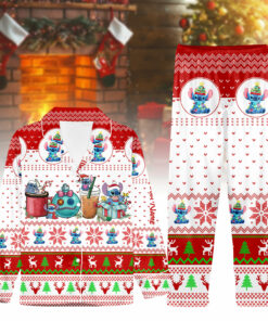 Stitch Pajama Set Christmas 1004