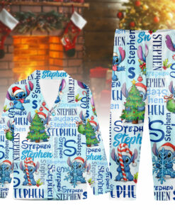 Stitch Pajama Set Christmas 0011