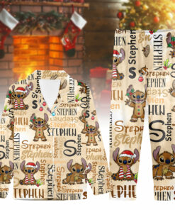 Stitch Pajama Set Christmas 0013