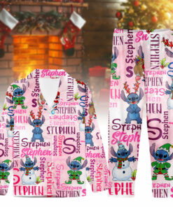 Stitch Pajama Set Christmas 0015