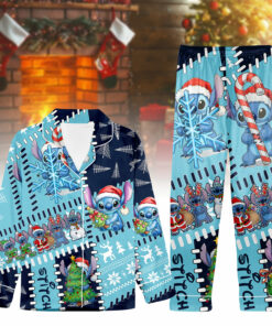 Stitch Pajama Set Christmas 0016