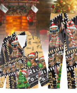 Stitch Pajama Set Christmas 0019